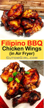 Filipino Bbq Wings In Air Fryer Gutom Girl Appetizers Entree Chicken Wing Recipes Air Fryer Chicken Wings Chicken Wings