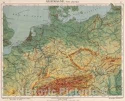 Salut à toutes et à tous et bienvenu dans la geozone aujourd'hui pour un tout nouvel épisode des 6 cartes sur. ! Amazon Com Historic Map Germany 1921 Allemagne Carte Physique Vintage Wall Art 30in X 24in Posters Prints