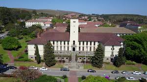 Rhodes University iconic clock tower or main building