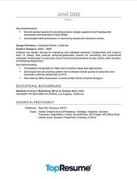 The online resume template so easy to use, the resumes write themselves. Graphic Design Resume Sample Professional Resume Examples Topresume