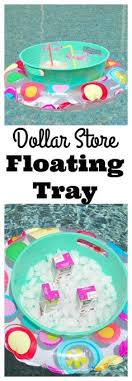 Dollar Store Floating Tray In 2020 Pool Decor Pool Toys Pool Accessories