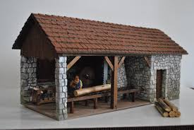 Fabriquer Creche De Noel En Bois Loisirs Et Activites En Plein Air Pres De Chez Soi Ou En Vacances Mini House House Styles Home