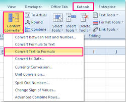 How To Convert Text Strings To Formulas In Excel