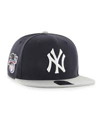 New York Yankees 47 Brand Navy Gray Sure Shot Snapback Adjustable Hat 47 Brand New York Yankees Adjustable Hat