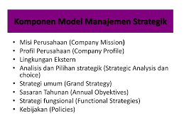 Setelah mengetahui pengertian manajemen strategis, tentunya kita juga harus mengetahui apa tujuannya. Tugas Kelompok Manajemen Strategik Bab I Ppt Download