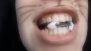 Liveleak Com Girl With Cat Whiskers Eats A Small Mouse Alive