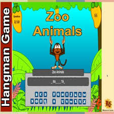 Zoo Animals Hangman Game Literacy Games Halloween Literacy Activities Games