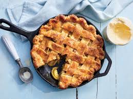 Green Tomato Skillet Pie A Serving Of Fried Green Tomatoes Is A Classic Dish In The South As Much At Home On A Vegetable Green Tomato Pie Tomato Pie Recipes