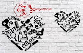 Hairdresser Heart Svg Dxf Eps Pdf Plus Easycutsit Hairdresser Hair Dresser Hair Stylist Shirts