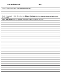 A rough draft is something someone writes with the express purpose of getting their ideas out on paper. Career Narrative Research Paper Rough Draft By The 21st Century English Teacher