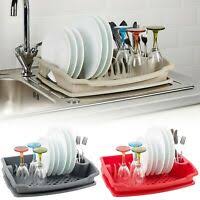 Shop in store or online. Large Washing Up Counter Dish Drainer Rack Stand Holder Sink Plastic Drip Tray Ebay
