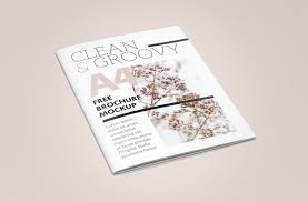 Free A4 Brochure Catalog Mockup Katalog A4 Poster
