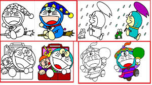 Or color online on our site with the interactive coloring machine. Doraemon Coloring Pages Book Doraemon Colouring Learn Colors Videos For Kids Art Games Free 11 Youtube