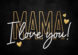 I love you, i love u, or i luv u may refer to: Muttertagskarte Mama I Love You Typografie Kaartje2go
