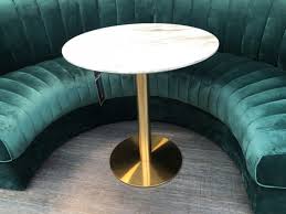 Runder küchentisch aus kernbuche massivholz 90 cm durchmesser. Runder Bistrotisch Gold Bistrotisch Gold Rund Runder Tisch Durchmesser 90 Cm