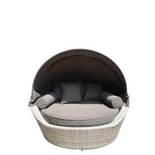 Gather stages of sensitivity with the convene outdoor sectional series. Velago Sogno Light Grey All Weather Wicker Patio Canopy Daybed The Home Depot Canada