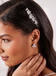 Hair Accessories Silver Wedding Guest Hair Slide Accessories