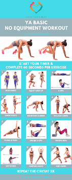 Ya Basic No Equipment Workout Body Workout Plan Full Body Circuit Workout Bodyweight Workout