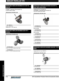 Mercury Propeller Type Pdf Free Download