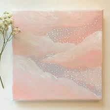 40 Easy Acrylic Painting Ideas On Canvas Cloud Painting Flower Painting Acrylic Painting Flowers