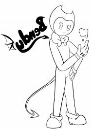 View and print full size this bendy coloring page features alice angel a cartoon character which joey drew studios created around 30 years ago in bendy and the ink machine. Bendy Coloring Pages Free Printable Coloring Pages For Kids