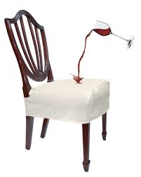 Protect your dining & kitchen chairs with comfortable fabric seat covers that are waterproof, stain resistant, reusable, machine washable and stay in place. Liquid Repellent Fabric Dining Room Chair Seat Protector Set Of 2 Beige Covers For The Home