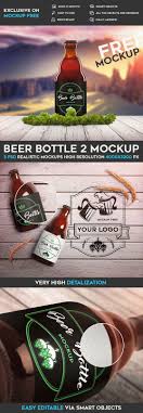 The biggest source of free photorealistic bottle mockups online! 45 Free Beer Bottle Mockup Templates Graphic Design Resources