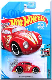 Hot Wheels Volkswagen Beetle Tooned 4 5 107 365 2018 Red Edition Hot Wheels Toys Hot Wheels Hot Weels