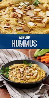 Fisher Nuts Recipe Almond Hummus Recipe Hummus Recipe Food Healthy Recipes