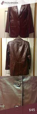 Vintage Etienne Aigner Leather Oxblood Jacket Genuine Leather Jackets Faux Leather Biker Jacket Fitted Coat