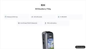 RIM BlackBerry 7130g Full Device ...
