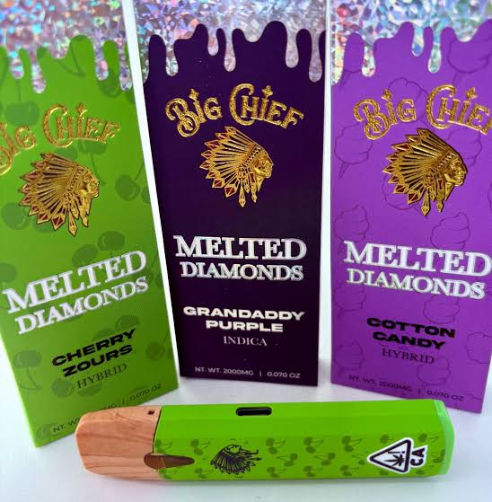 Big Chief Melted Diamonds Disposable Vape – 2g -