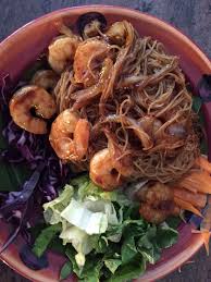 Vermicelli Salad Bowl With Shrimps Recipe Vermicelli Salad Vermicelli Salad Bowls