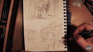 Android jones anna cattish mary blair fantasy art landscapes fantasy landscape pretty landscapes frank frazetta wall e places. Basics Of Drawing Landscape Concept Art Youtube