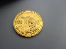 The other side of the mountain: John F Kennedy Staatsbesuch In Berlin Ich Bin Ein Berliner 1963 Medaille Ebay