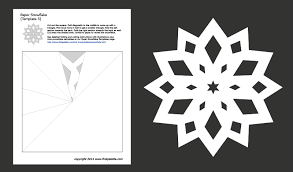 Snowflakes have been in use for long, and perhaps that could be the reason why they are this popular in use these days. Paper Snowflake Templates Free Printable Templates Coloring Pages Firstpalette Com