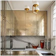5 Metals That Will Keep Your Kitchen Looking Polished In 2020 Gold Kitchen Contemporary Room Kitchen Cabinet Design