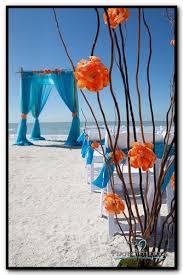 A florida destination beach wedding. Florida Beach Wedding Citrus Decor Beach Wedding Packages Florida Beach Wedding Beach Wedding Inspiration
