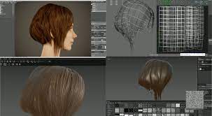 早くて簡単 サブスタンスペインターを使って板ポリなのにリアルな髪の毛のテクスチャーを作るチュートリアル動画です 3dcg最新情報サイト modeling happy チュートリアル モデリング 髪の毛