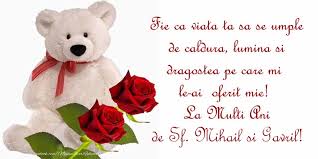 Felicitari de ziua numelui tau! Top 10 Felicitari De Sfintii Mihail Si Gavril Felicitari