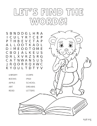 Over 6000 great free printable color pages. Library Lion Activities The New York Public Library