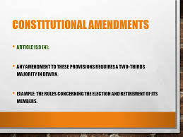Amendments/ meanings in an amendment. Chapter 4 Federal Constitution Ppt Download