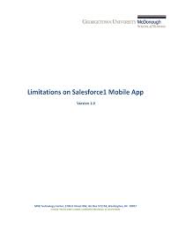 Just like you can change the functions and user interface of your online salesforce system, you can build a custom ui and ux for the mobile application. Limitations On Salesforce1 Mobile App World Wide Web Internet Web