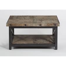 Wohomo coffee table, industrial round coffee table and rectangular unique coffee table set, 4 tierd 2 in 1 coffee tables for living room with large storage space, rustic walnut 4.8 out of 5 stars 415 $89.99 $ 89. Flexsteel Occasional Tables Carpenter 6723 032 Square Coffee Table Coffee Tables From Owen Furniture Co