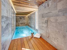 piscine chalet indoor swim spa luxury ski chalet