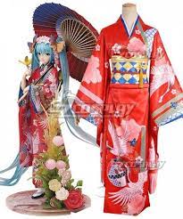 Vocaloid Hatsune Miku Kimono Yukata Cosplay Costume Hatsune Miku Hatsune Miku Outfits Undertale Cosplay