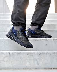 Nike Air Max 270 React Eng Black Sapphire Sneakers Fr En 2020 Nike Air Max Chaussures Air Max Nike Air
