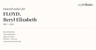 FLOYD, Beryl Elizabeth