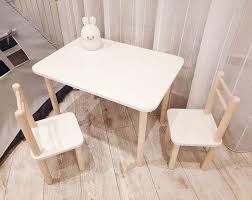 Kiddy Tischstuhl Set Tisch Fur 2 Jahrige Kinder Stuhl Fur Etsy Table And Chairs Chair Set Table And Chair Sets