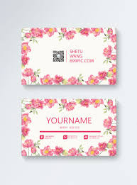 Matt finish business cards 959078 avery australia. Business Card Design For Pink Flowers Business Card Template Business Card Design Free Business Card Templates
